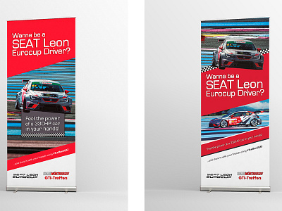 Seat leon eurocup car design graphic design print rally totem