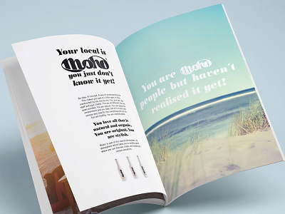 Moho drinks Brochure beach brochure catalog cider design drink eco editorial graphic magazine