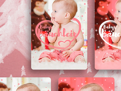 Babys Bäuchlein baby graphic design healthy kid pink print