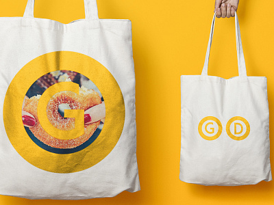 Good donut barcelona brand branding corporative desing donut lleida merchandise minimal mockup