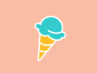 Cucuruchostudio barcelona cucurucho design flat icecream illustration lleida logo minimal