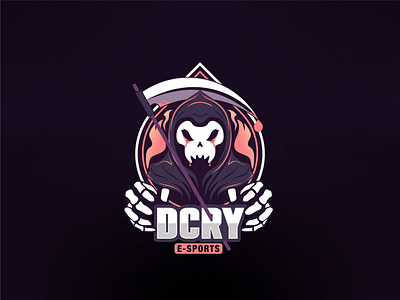 Branding Identity for DCRY e-sports Team art branding design icon illustration illustrator logo streamers typography vector