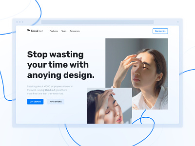 Stand Out - Landing Page Template
