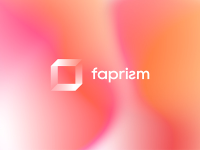 Faprism - UI Exploration blur branding clean design form freelance gradient hero homepage landing landingpage logo orange pink ui webflow