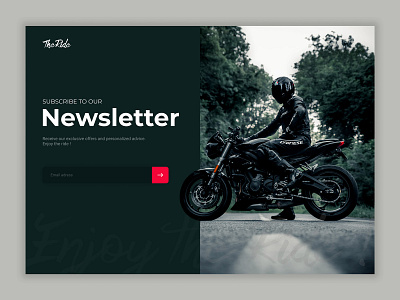 Daily UI 026 - Subscribe 026 app daily ui 026 dailyui design interface design moto newsletter subscribe ui ux