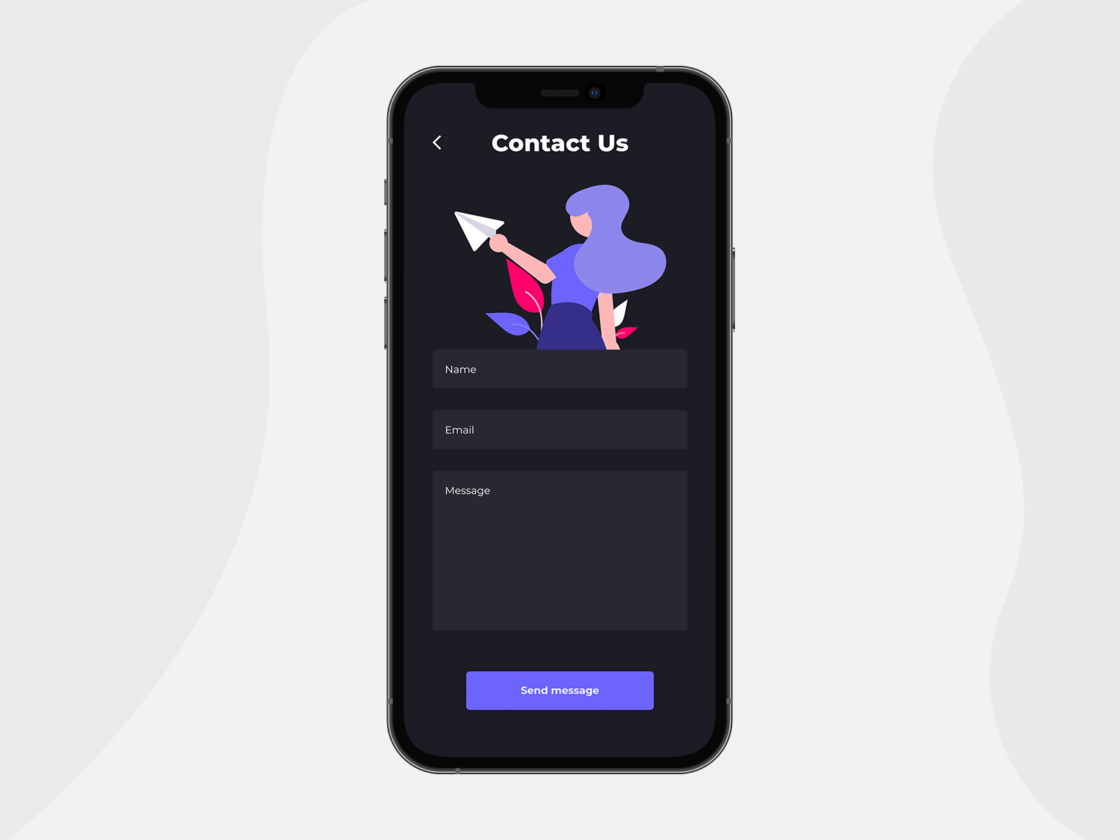 Daily UI 028 - Contact Us By Romain Guibert On Dribbble