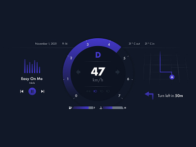 Daily UI 034 - Car Interface 034 app car interface daily ui 034 dailyui design interface design ui ux