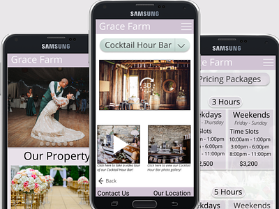 Wedding Venue App app figma mobileapp mobiledesign onlinepayment payment