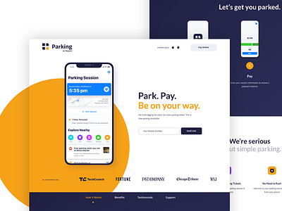 Parkingapp Com For Passport By Ben Visser For Social Design House On Dribbble