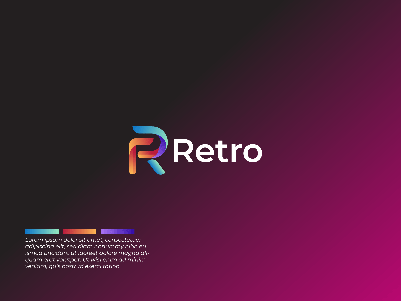 R abstract 3d letter Logo Design by MD Sajib Rahman on Dribbble