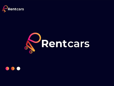 Rentcars 3d abstract logo mark 3d 3d logo abstract logo branding business logo creative logo design graphic design logo logo design minimalist logo modern logo professional logo rental agency rental cars rentcars 3d logo rentcars logo unique logo