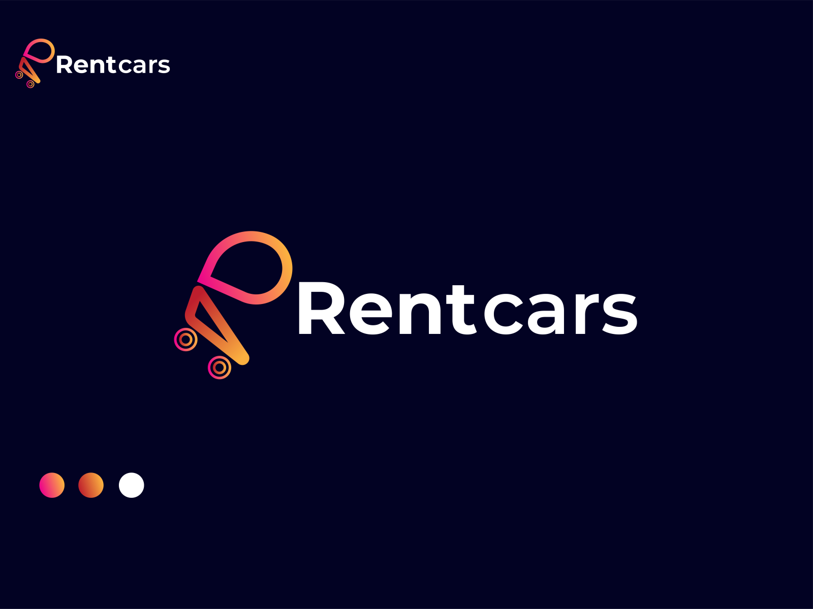 Rentcars 3d abstract logo mark by Mahbub Brand| Logo and Brand Identity ...