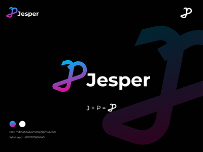 J+P 3d abstract letter mark