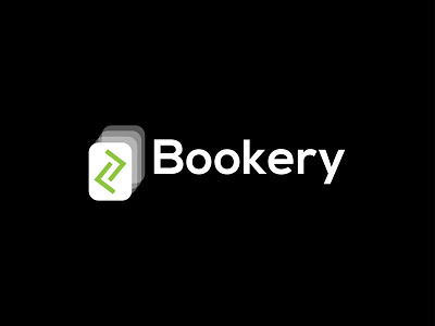 Bookery modern 3d logo mark| Book logo| Document logo