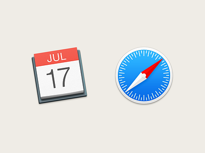 OS X Yosemite Icons calendar dock ical icons mac osx replacement icon safari yosemite
