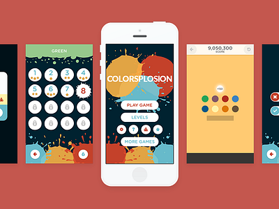 Colorsplosion Game Design android casual colorful game ios paint