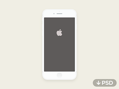 Minimal iPhone 6 PSD