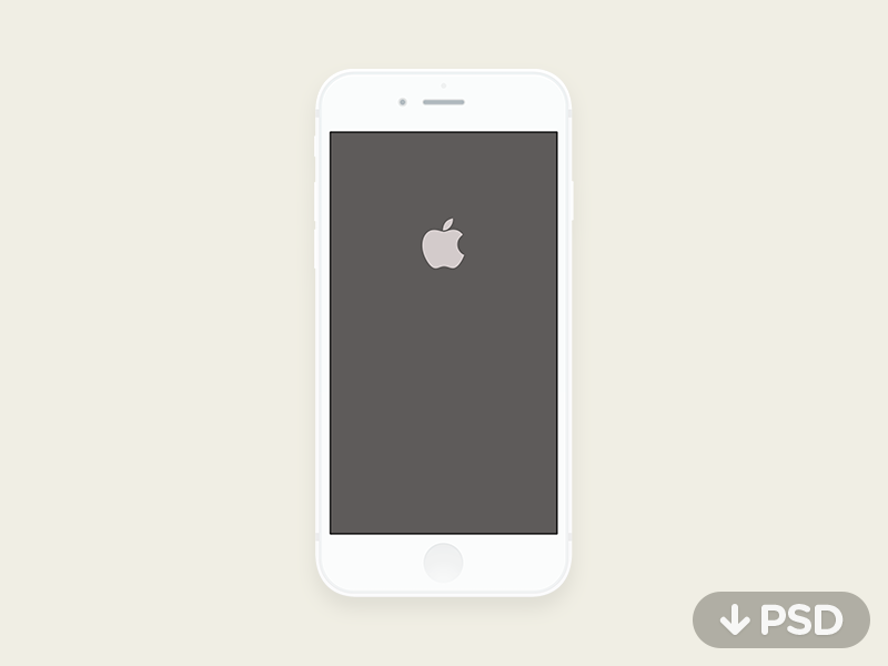 Download Minimal iPhone 6 PSD by Angela C ⋅ Toffeenut Design on ...