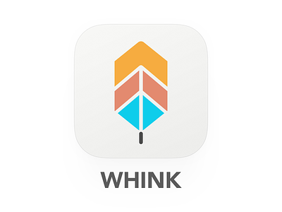 Whink App app feather icon ios ipad logo notes whink