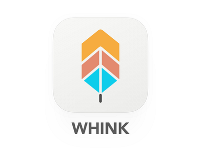 Whink App app feather icon ios ipad logo notes whink