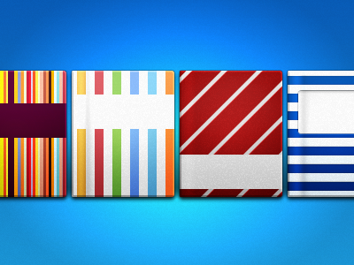 Notebooks Stripes Set