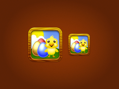 Some Chicken Game game icon ipad iphone