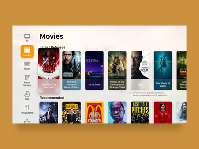 Smart TV - Movies channels hotel movies posters smart home smart tv television tv tvos videos