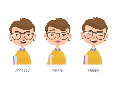 The Many Faces of Jean character design glasses illustration versions women