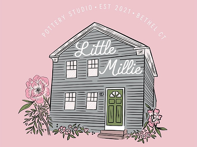 Little Millie Logo branding design graphic design illustration typography vector