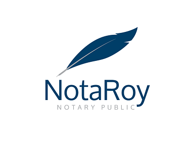 NotaRoy Concept branding logo