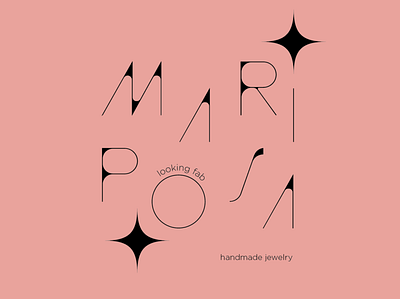 Marirosa handmade jewelry branding design typography