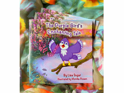 The Purple Bird’s Enchanting Tale animal illustration book character book design childrens book illustrator design digital illustration illustration illustrator