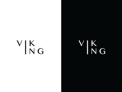 Viking black brand branding condo design identity logo mark real estate white