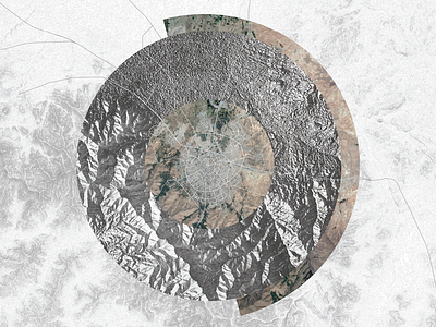 Hamadan cartography contours design digital elevation gis map mapping