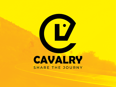 Cavalry Trucking company Logo branding design flat graphic design icon illustration logo