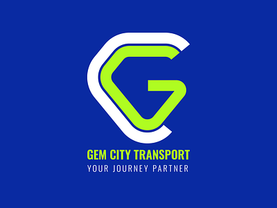 Gem City logo branding design flat icon illustration logo typography vector