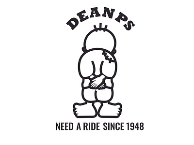 Dean PS logo branding design flat icon illustration logo vector