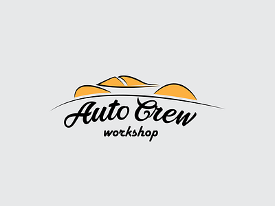 Auto Crew Logo branding car design flat icon illustration logo maintenance sopa type vector vehicle