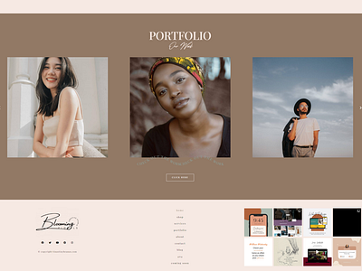 Feminine Photography Website Template