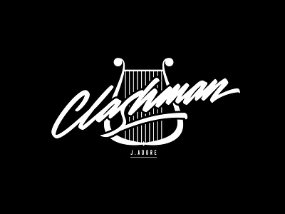 Clashman ai calligraphy cursive handwriting illustration lettering logo logotype paint brush pen tool vector wacom