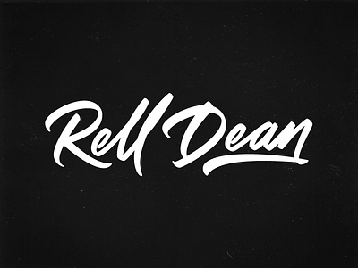 Rell Dean ai calligraphy cursive handwriting illustration lettering logo logotype paint brush pen tool vector wacom