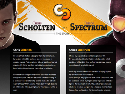 Chrisscholten.com Webdesign Update