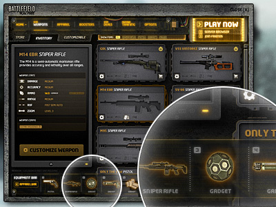 Battlefield P4F UI Redesign battlefield ea games p4f play 4 free redesign ui