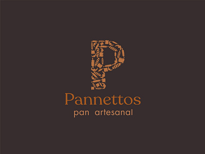 Pannettos branding design graphic design logo