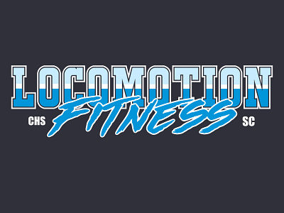 Locomotion Fitness branding design graphic design illustration logo typography vector