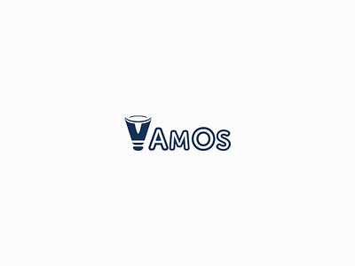 Vamos Logo branding icon illustraion logo minimal monogram