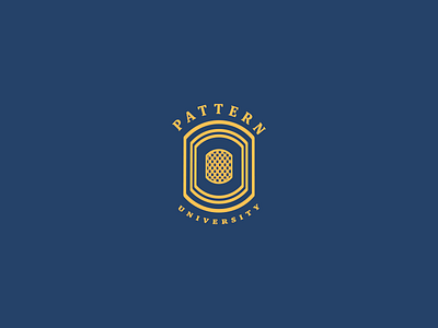 Pattern University branding illustraion inktober2019 logo minimal simple