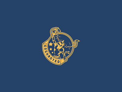 Enchanted Football club branding characterdesign football club icon illustraion inktober2019 logo minimal simple