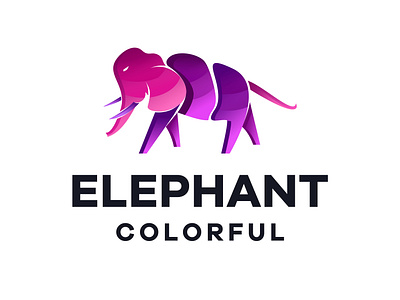 elephant colorful