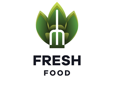 fresh food branding design icon illustration logo typography vector